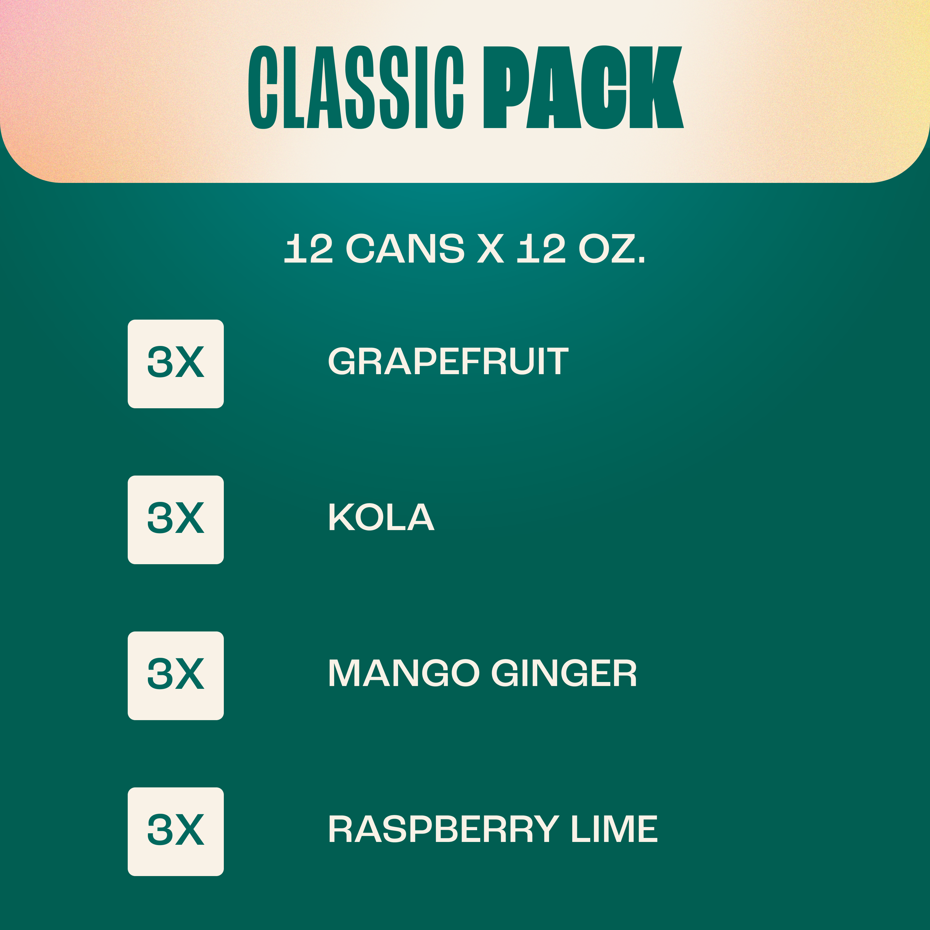 Energy 4 Flavor Classic Variety Pack
